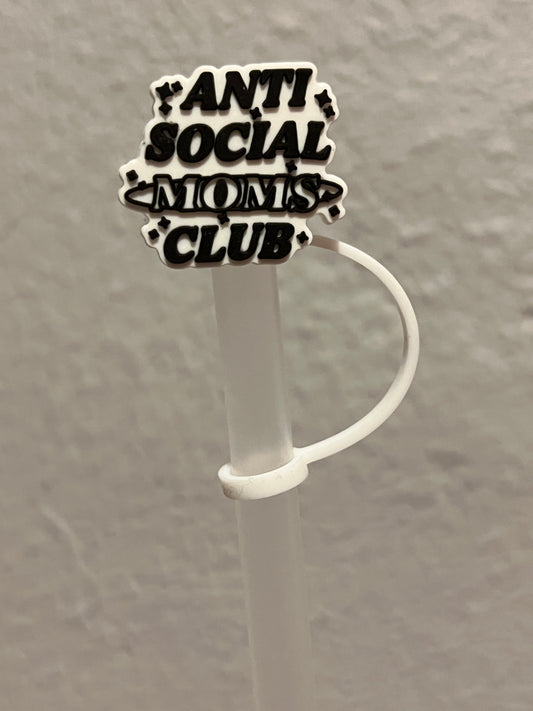 10mm Straw Topper- Anti Social Moms Club